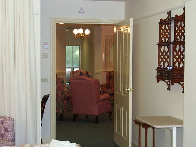 Hallway into living areas. Walls, doors and trims finished through the home.