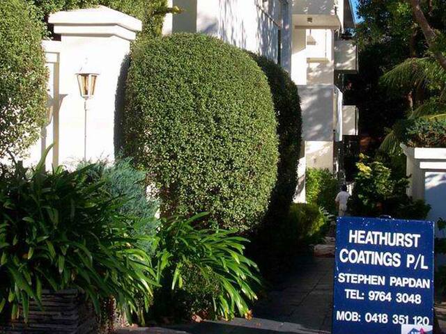 Heathurst on site. Our sign out the front of a job in progress.